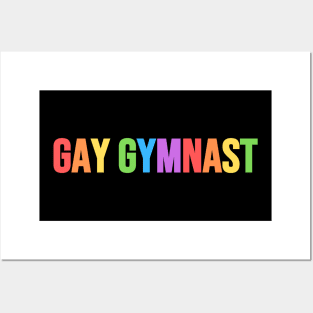 GAY GYMNAST (Pastel Rainbow) Posters and Art